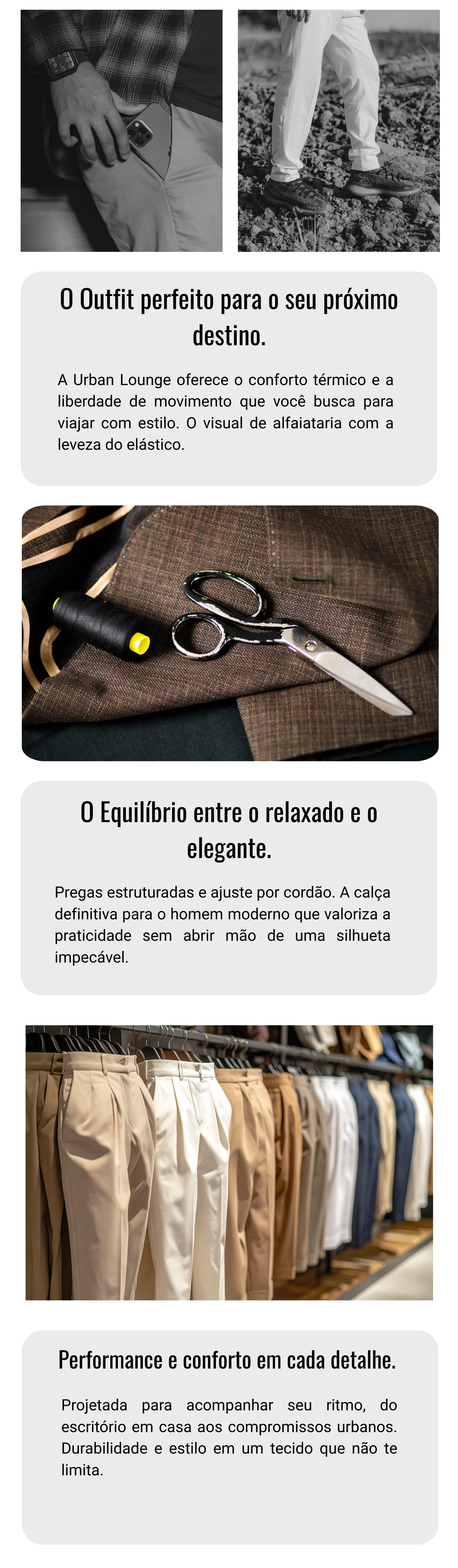 Calça Jetset Urban Lounge — Edição Flex & Style